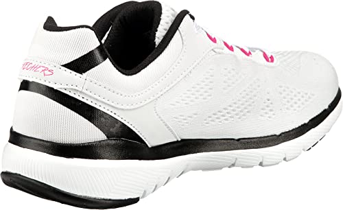 Image of Skechers Women Flex Appeal 3.0 Steady Move Lace Up Shoe