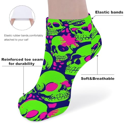 Women Fashion Ankle Socks, Soft Casual Low Cut Socks Breathable Running No-Show Sock for Daily Wear, 5 Pair3