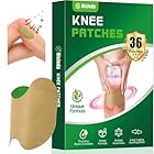 NisJedp Pain Relief Patches, 36 Pcs-Natural Herbal Formula for Joint and Muscle Pain Relief, 8-Hour Relief of Joint Pains for Knee, Back, Neck, Shoulder Pain
