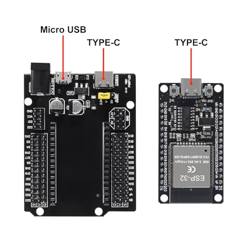 Image of 3Set ESP32 ESP-32S WiFi Development Board NodeMCU-32S Microcontroller Processor Integrated with ESP32 Development Board GPIO Breakout Board 30Pin Type-C Micro USB Dual Interface ESP32 Shield 30P