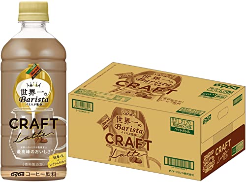 ダイドー ダイドーブレンドクラフト ラテ世界一のバリスタ監修 500ml×24本