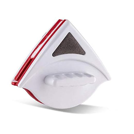 Magnetic Window Cleaner, CHARMINER Window Cleaning Tool, Magnetic Window Cleaner Double Sided, Window Double Sided Cleaner with 2 Long Anti-Falling Rope for High Windows Thickness 10-18mm