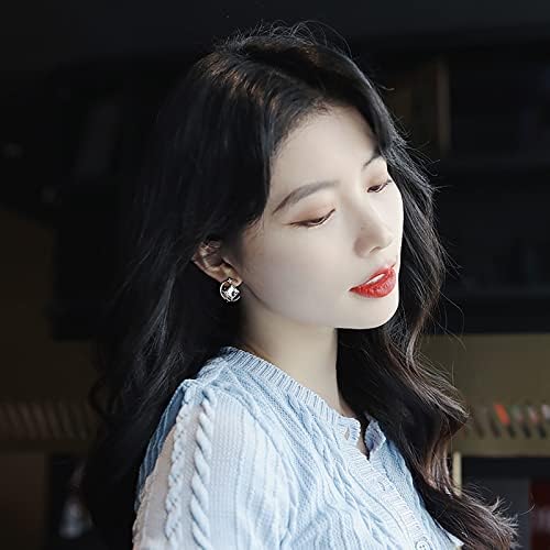 Moon Star Temperament Small Fragrance Light Luxury Fashion Temperament Stud Earrings White Tassel Earrings Women Earrings Pack