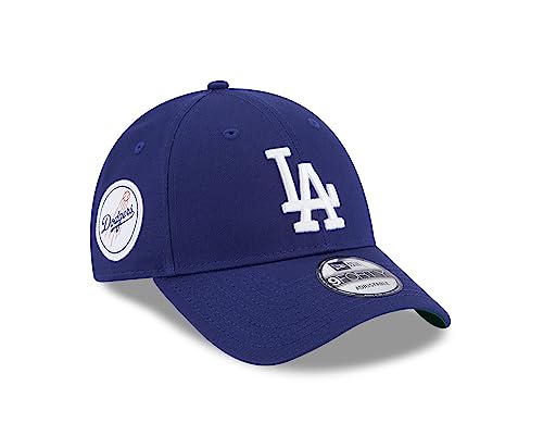 New Era MLB 9Forty Cap Los Angeles Dodgers Teampatch LA-Logo verstellbar Kappe Baseball blau - One-Size