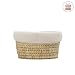 Capazo Palma Acolchado Une Sky Beige 39x80x25 cm