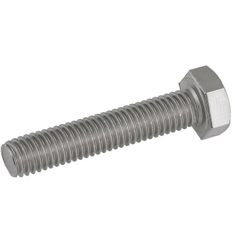Tornillo autorroscante de acero inoxidable 304, rosca completa, tornillos hexagonales exteriores, longitud de 16 mm a 200 mm, M10, M12, M14, M16 (120 mm, M16)