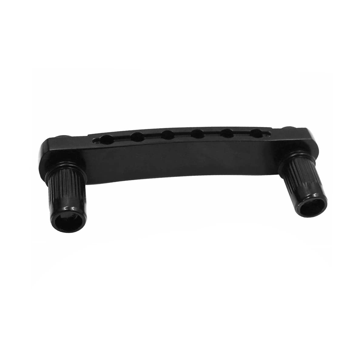 ROZILO Electric Guitar Tune-O-Matic Tailpiece Wrap Around Bridge Tailpiece for Les Paul LP Junior Black