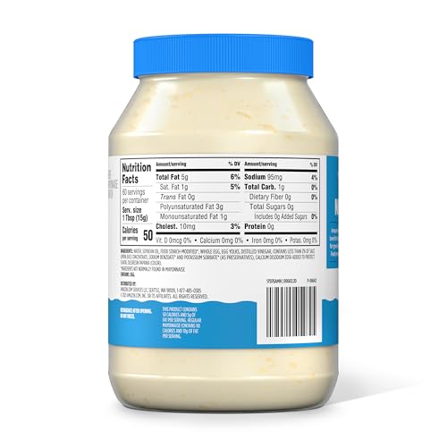 Image of Amazon Grocery, Light Mayonnaise, 30 Fl Oz
