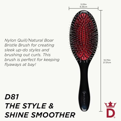 Denman P081MBLK Cushion Hair Brush thumb #1