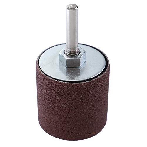 Zestaw bębna szlifierskiego o ziarnistości 80/120 z trzpieniem szlifierskim 3/6 mm do narzędzi obrotowych - B.