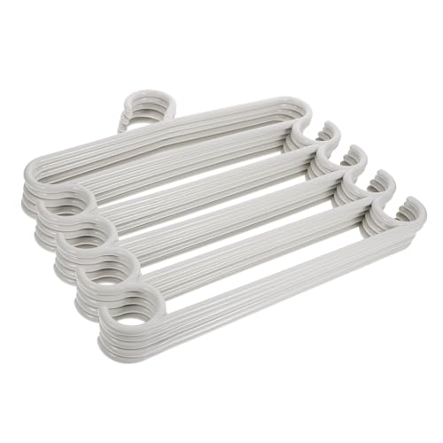 HOOTNEE Pcs Space-Saving Pants Hangers Multi-Layer Design for Trousers Scarf Tie Organizer