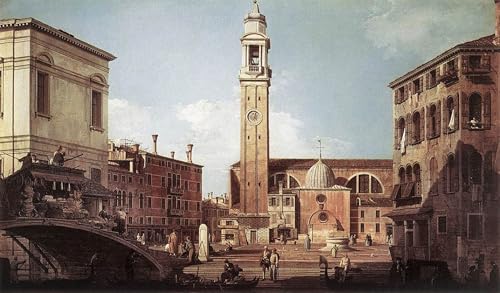 Toile murale abstraite Antonio Canal pour habiller un grand mur de salon vide 60x90