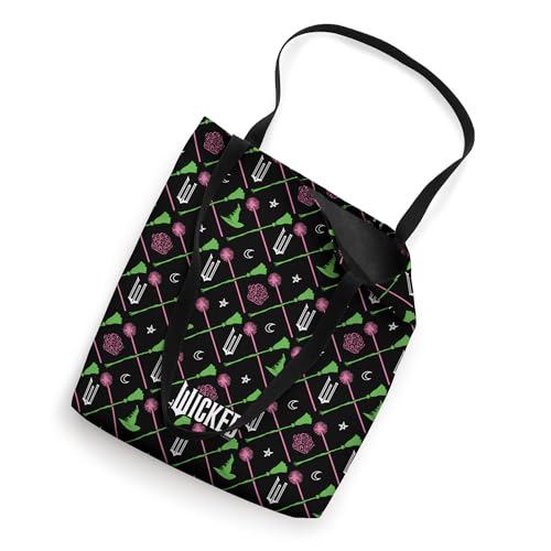 Bolso tote con estampado de escobas y varitas mágicas miniatura 2