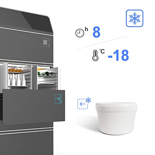 Leogreen - Elektrische Eismaschine 1,4 l Eismaschine Eismaschine für Eiscreme, Sorbet und Joghurt, BPA-frei, einfach zu… – Bild 5