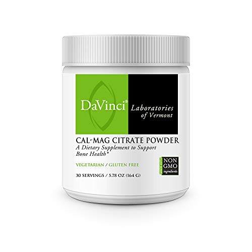 Davinci Laboratories - Cal-mag Citrate Powder, Bone Health Supplement, 30 Servings, Vegetarian