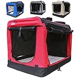 hundetransportbox flugzeug xxl 6 verschiedene Größen und 3 Farben für alle Hunderassen, aber auch für Katzen, Farben: beige, blau und rot