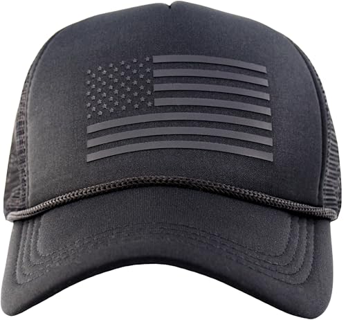 Image of 250th Anniversary American Flag Hats for Men Women, Snapback US Patriotic Trucker Hat Veterans Memorial Day Gifts