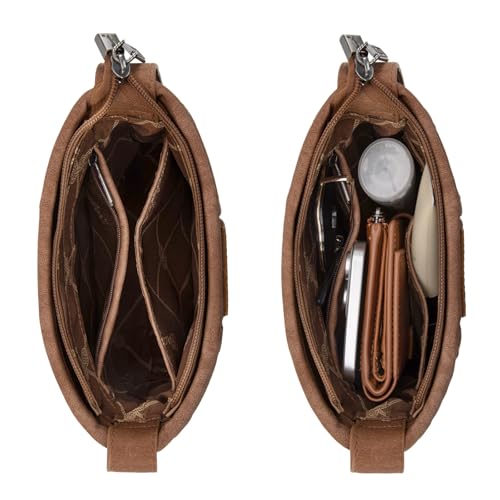 Wrangler Woven Crossbody Bag for Women Vintage Floral Tooled Cross Body Purse4