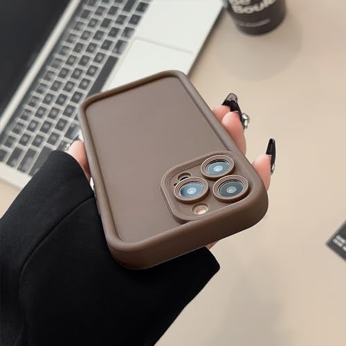 Eviter les rayures avec la coque iPhone 11 Pro Max antichoc souple marron
