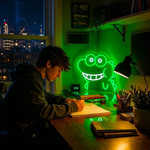 Image of Dinosaur Neon Sign, Neon Signs for Wall Decor - Dimmable LED Signs for Kids Room, Gaming Room, Bedroom, Living room - USB Powered Light Up Sign Decorations Gift