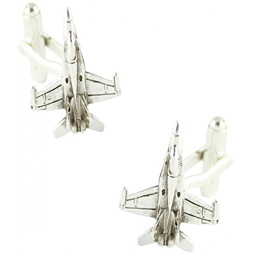 F18 Airplane Cufflinks