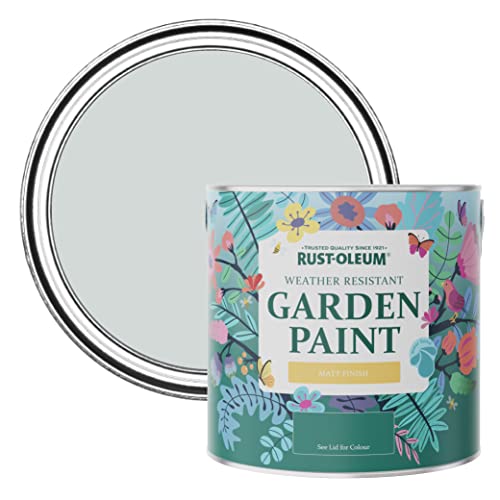 Rust-Oleum Grey Mould-Resistant Garden Paint In Matt Finish - Dove 2.5L