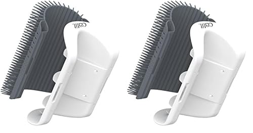 Catit 2.0 Self Groomer, Massageecke für Katzen, grau, 1 Stück (2er Pack) Catit 2.0 Self Groomer, Massageecke für Katzen, grau, 1 Stück (2er Pack)