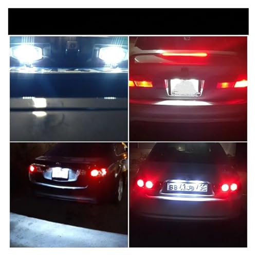 Luz matrícula LED Accord 2003 2004 2005 2006 2007 2008 2009 2010 2011 2012 auto 6