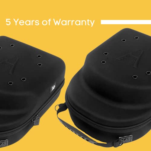 Homiegear Hat Carrier Case For 6 Caps | Water Resistance Quality Crush Proof Neoprene Cap Carrying Bag | Cap Storage For Caps With Easy To Carry Handle (Black) #TOP3