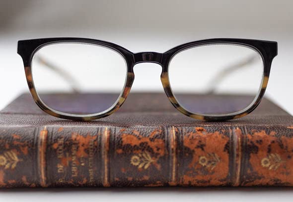 I Heart Eyewear Dallas Reading Glasses, Tortoise and Black, 1.0