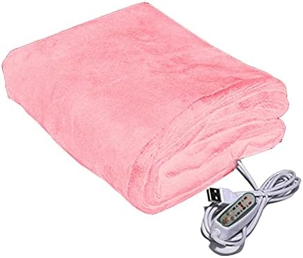 Heated Throw, Electric Blanket, USB Heated Blanket, Single Wearable Heated Shawl, Soft Flannel, 3 Heat Settings, Machine Washable
