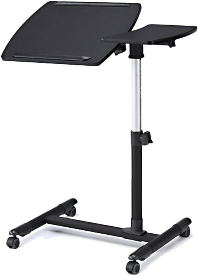 Adjustable Mobile Laptop Stand Desk Rolling Cart Height Adjustable from Multifunction Workstation