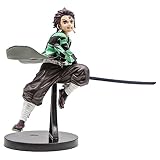 Tanjiro Kamado Action Figure Demon Anime Slayer Nichirin Sword Action Attack Pose Collectible Toy St