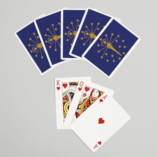 Naipes Poker Indiana State Flag 52 cartas para adultos miniatura 7