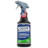 Heavy Duty Odor Eliminator Spray - 32 fl oz - Professional Strength Deodorizer for Pet, Food & Fire Odors - Non-Toxic, Fast-Acting & Residue-Free Formula - Multi-Surface Use