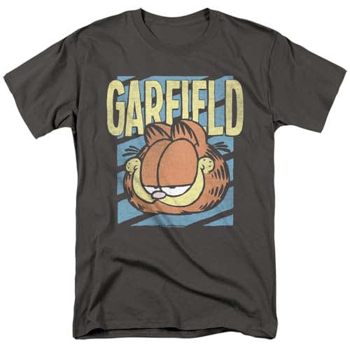 T-shirt Garfield Popfunk Rad en gris anthracite pour homme et femme
