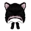 Black Fox Ears for Adults
