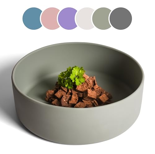 ne&no® Silikon Fressnapf 1200 ml für kleine und mittelgroße Hunde | Futternapf Hund rutschfest | Hunde Trinknapf | Hundenapf