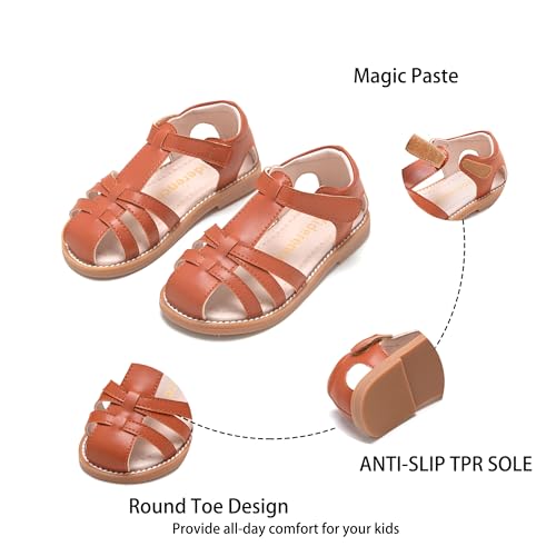 Image of Kiderence Toddler Girls Sandals Little Girls Kids Summer Shoes Toddler Sandals