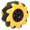 Omnidirectional Wheels, Mecanum Wheels for Agile Smart Car Smart Robot Car Parts Accessories Mecanum Wheel Directional DIY Toy Components 60Mm (Two Pairs)