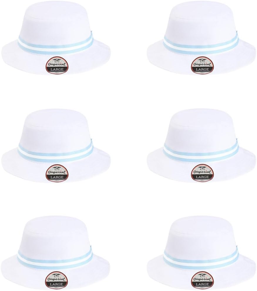 Imperial 1371P Oxford Performance Unstructured Bucket Hat | Hat with Sewn Eyelets & UPF 50+ Protection | Bulkpack Available