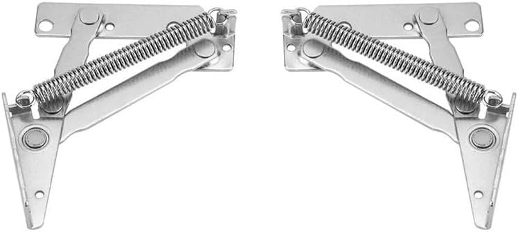 2Pcs Folding Sofa Bed Spring Hinge 10KG 80 Degree Cabinet Door Lift Up Stay Flap Top Support Hinges