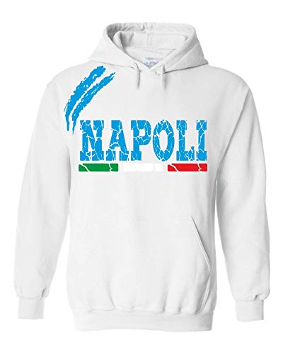 Vestipassioni Felpa Napoli Cappuccio Sport Tifosi Ultras Calcio...