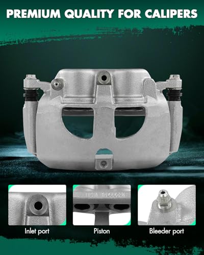 Image of SCITOO 18B5211 Rear Left Disc Brake Caliper Assembly w /Bracket For Dodge For Ram 3500 2009-2010,For Ram For 3500 2011-2018,For Ram For 4000 2012-2016