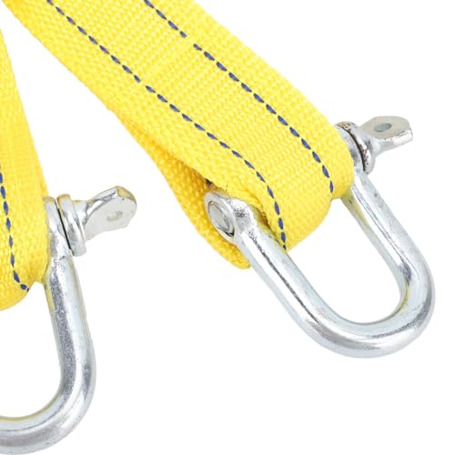 Sangle de remorquage en nylon double couche renforcé avec crochets de sécurité