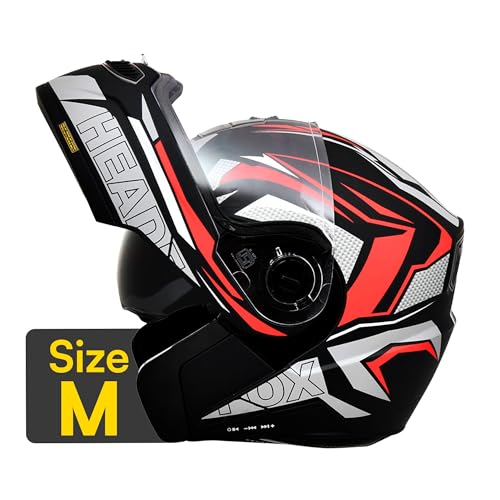 Image of HEADFOX N2F Air 7 Metro: Smart Bluetooth Helmet for Man & Women with Features for Easy Calls, Music, GPS, Waterproof, Voice Assistant, Dual Visior, 31 Flashlight Modes.