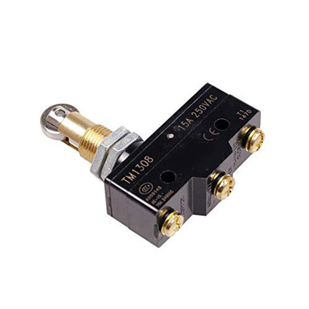 DSZUJTYROP Switches TM-1308 Parallel Roller Plunger Momentary Limit Micro Switch 380V 10A