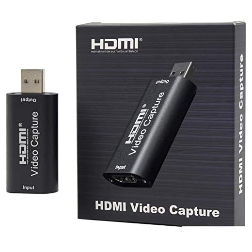 NueTek (2 Pcs) HDMI to USB Video Capture Card USB 2.0 1080P Record Easily Connect DSLR Camcorder Action Cam to PC Mac for High Definition Acquisition Live Video Streaming