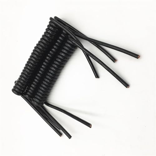 Cable de alimentacion en espiral con resorte de acero estructural 2
