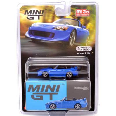 Honda S2000 AP2 Type S MINI GT miniature automobile 1:64 véhicule de collection bleu Apex